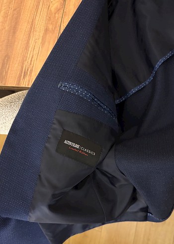 Erkek Lacivert Düğmeli Ceket - Görsel 3