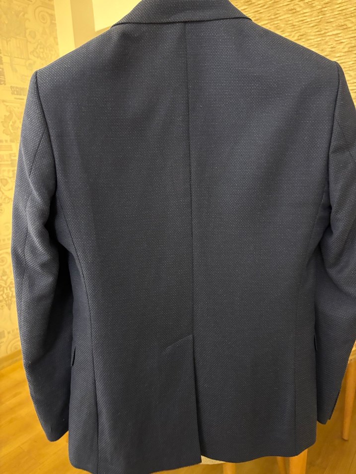 Erkek Lacivert Düğmeli Ceket - Görsel 4