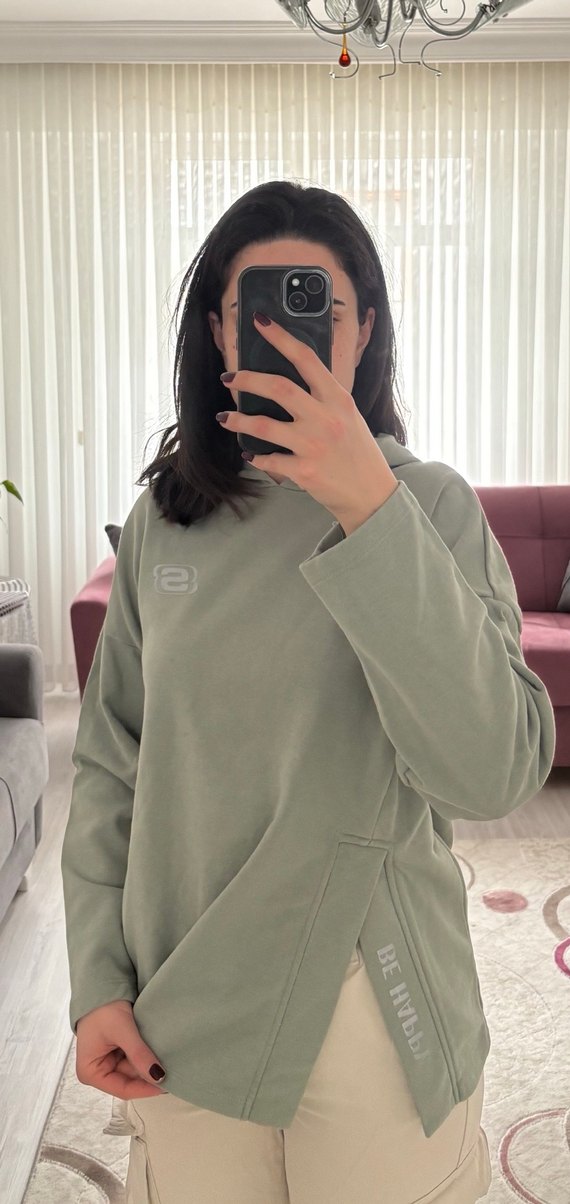 Skechers Kadın Sweatshirt Uzun Kollu Rahat Kesim - Görsel 2