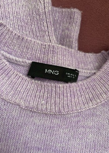 Mor Pastel Kadın Triko Kazak - Görsel 4