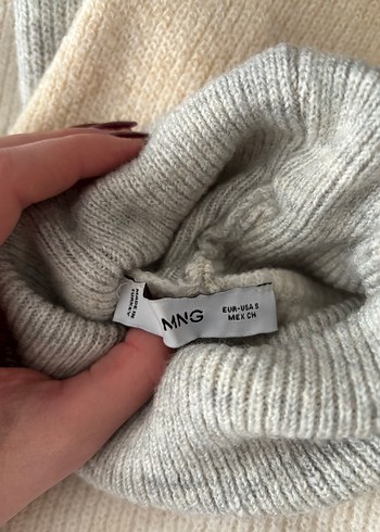 Mango Boğazlı, Rahat Kesim Kadın Triko Kazak - Görsel 4