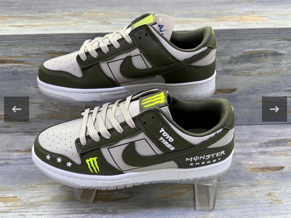 Nike Beyaz Gri Desenli Spor Ayakkabı - Görsel 2