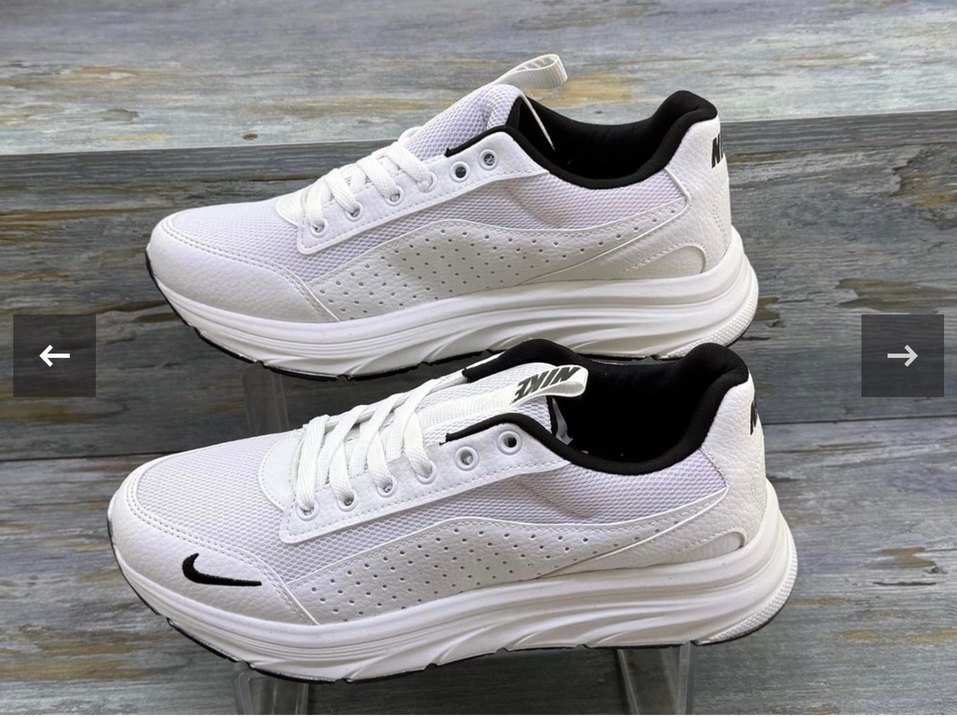 Nike Beyaz Bağcıklı Spor Ayakkabı - Görsel 2