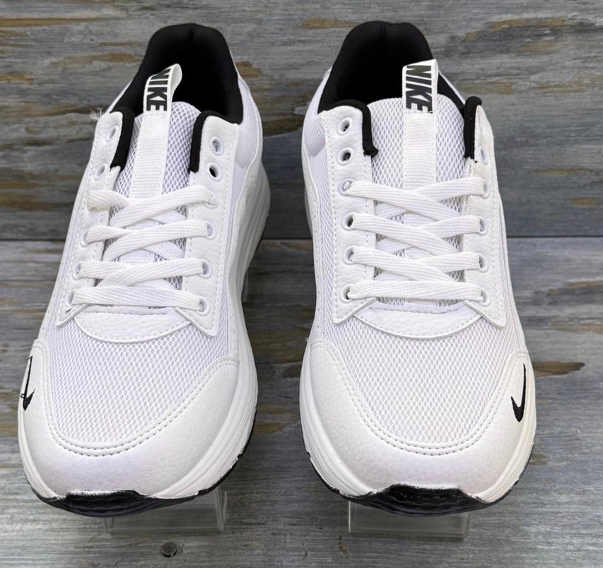 Nike Beyaz Bağcıklı Spor Ayakkabı - Görsel 3