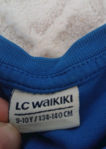 Erkek Mavi Uzun Kollu Basic Sweatshirt - Görsel 2