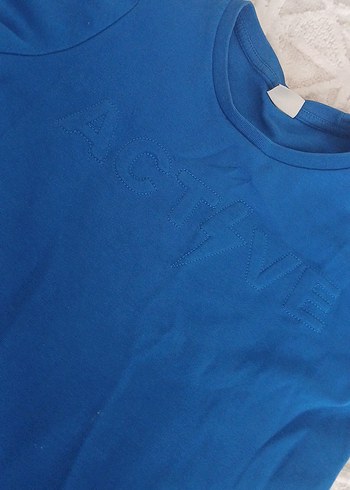 Erkek Mavi Uzun Kollu Basic Sweatshirt - Görsel 3