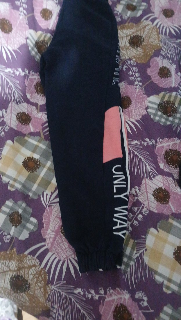 Kız Çocuk Siyah  Rahat Eşofman - Görsel 2