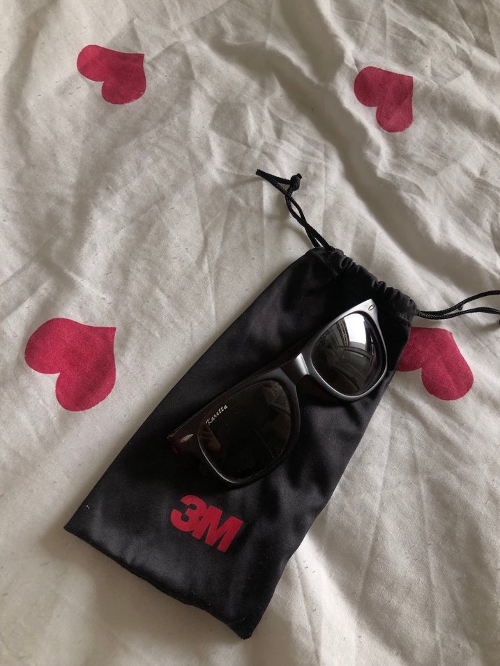 Bordo Kadın Gözlük, Fırfırlı Detaylı - Görsel 3