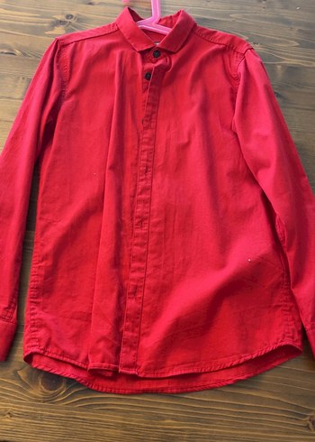 Kırmızı Erkek Gömlek - Görsel 2