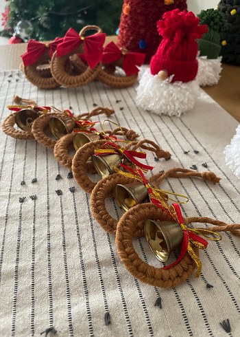 Renkli İp ve Çanlı Yılbaşı Süsü - Görsel 2