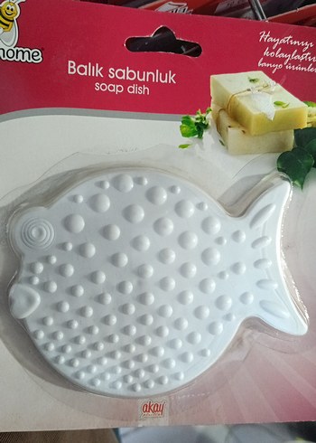 Beyaz Balık Şekilli Sabunluk - Görsel 2