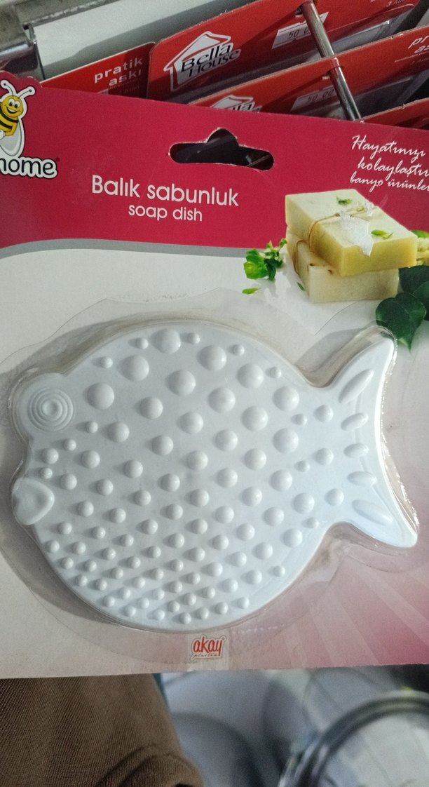 Beyaz Balık Şekilli Sabunluk - Görsel 2