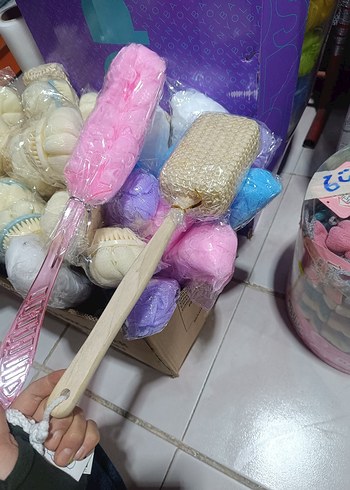 Renkli Pastel Banyo Süngeri - Görsel 2