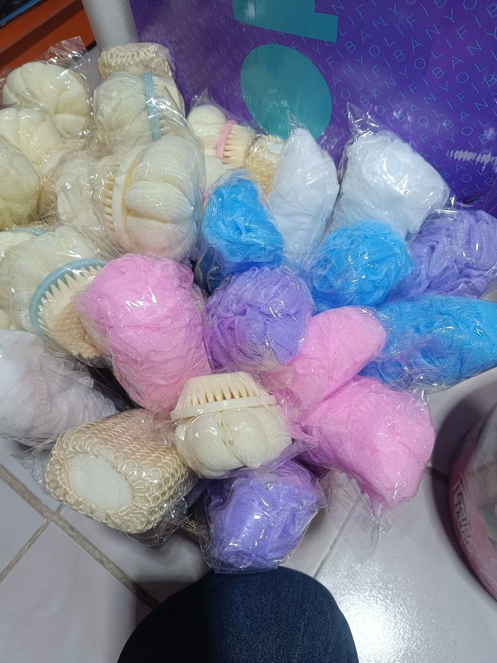 Renkli Pastel Banyo Süngeri - Görsel 3