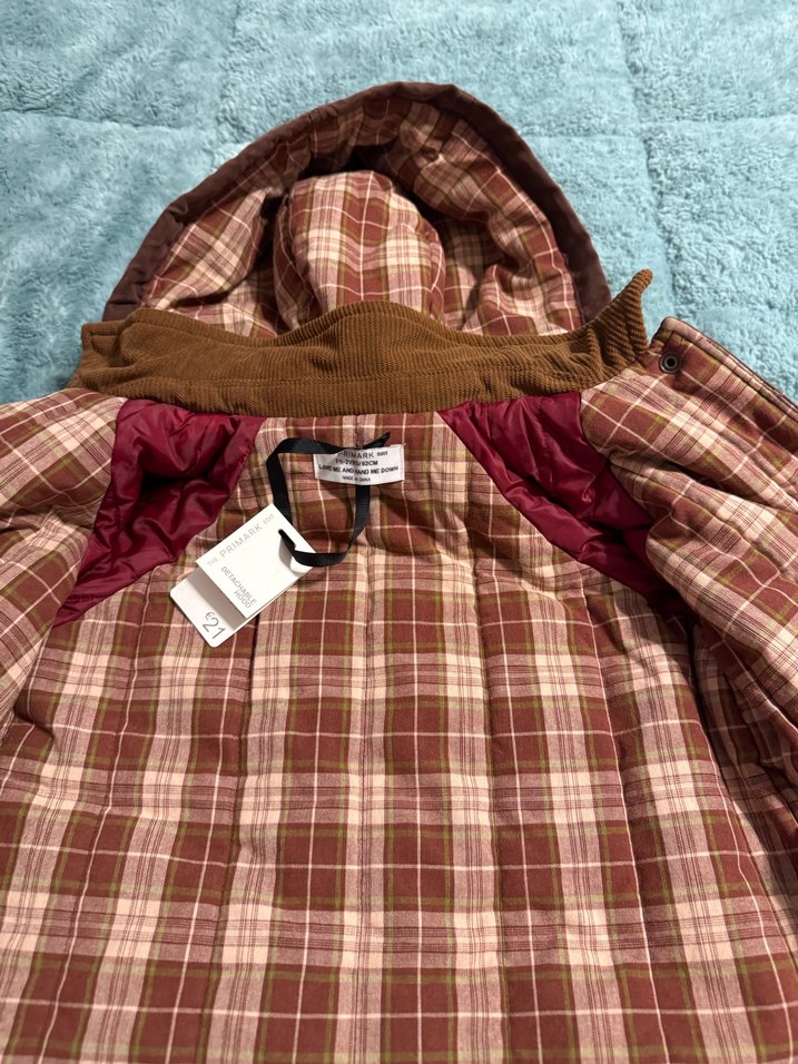 Kahverengi Kapüşonlu Kışlık Mont - Görsel 3