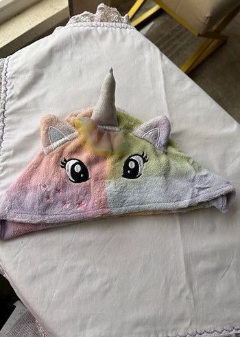 Unicorn Çocuk Saç Havlusu - Görsel 3