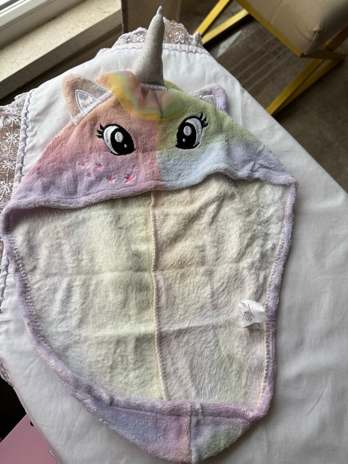 Unicorn Çocuk Saç Havlusu - Görsel 4