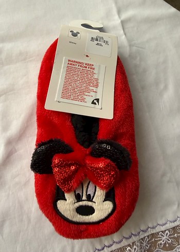 Lisanslı Disney Minnie Mouse Ev Terliği - Görsel 2