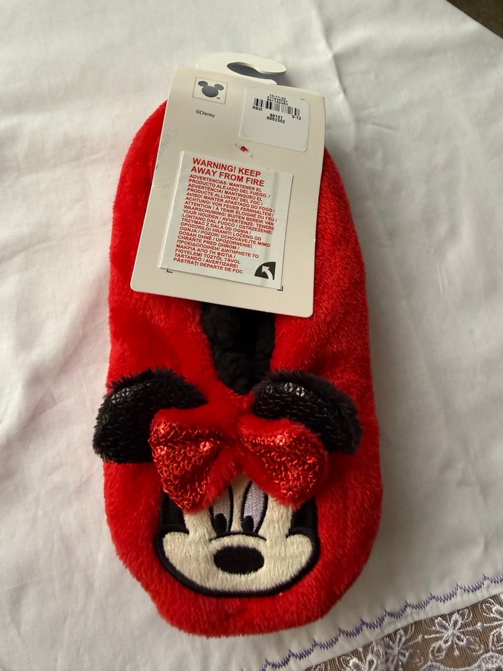 Lisanslı Disney Minnie Mouse Ev Terliği - Görsel 2