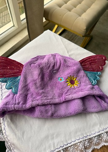 Kelebek Kanatlı Çocuk Saç Havlusu - Görsel 2