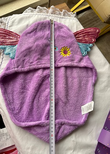 Kelebek Kanatlı Çocuk Saç Havlusu - Görsel 5