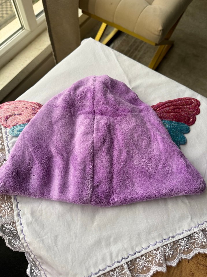 Kelebek Kanatlı Çocuk Saç Havlusu - Görsel 4