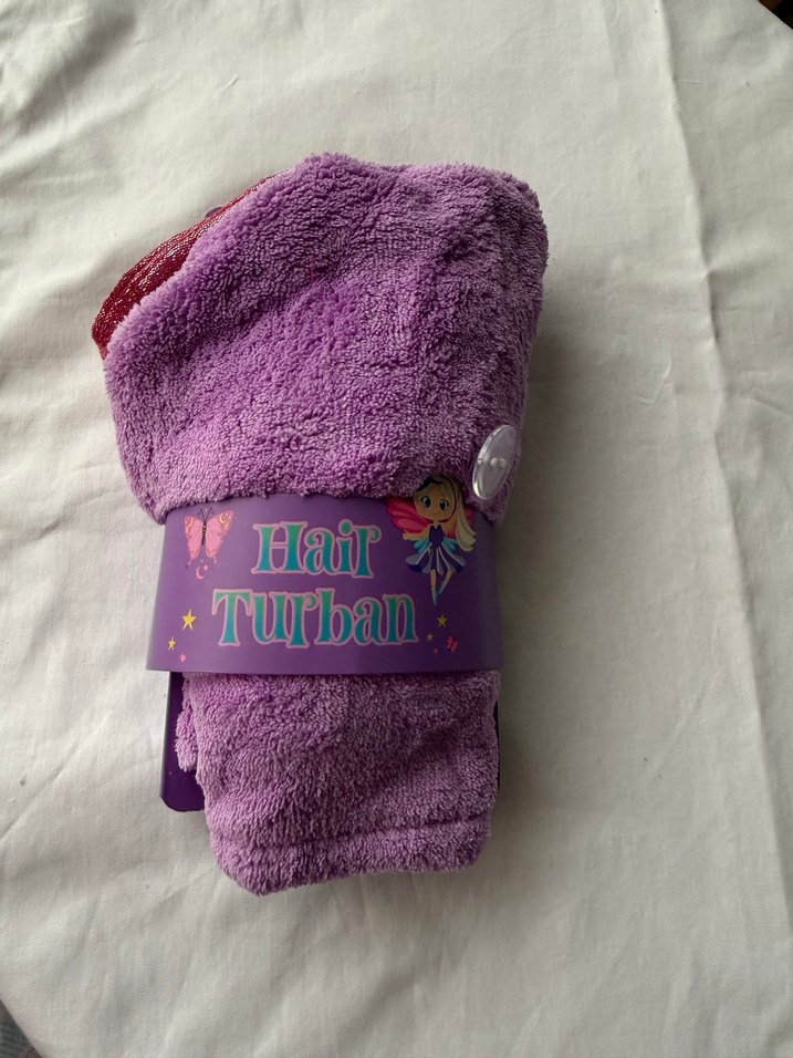 Kelebek Kanatlı Çocuk Saç Havlusu - Görsel 3