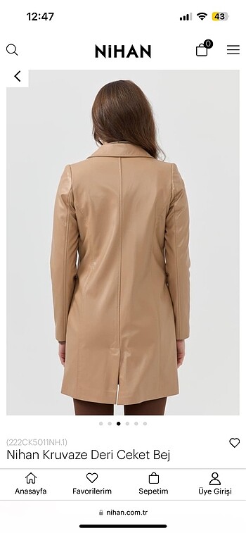 m Beden nihan deri blazer