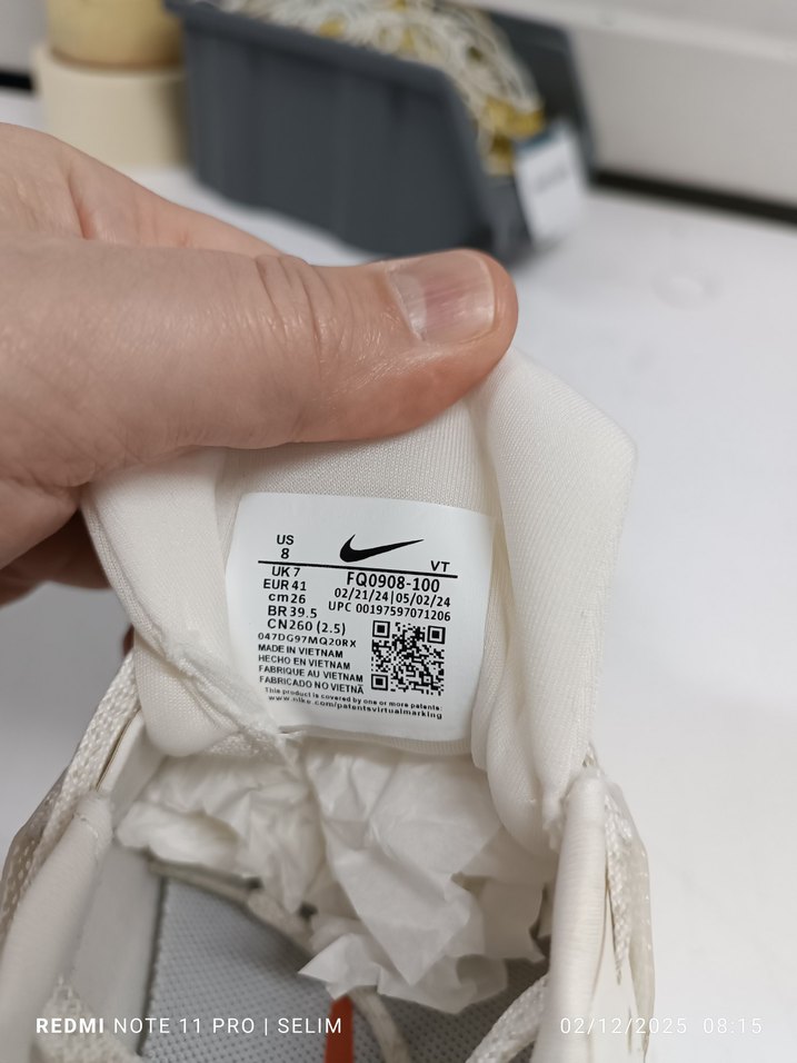 GORE-TEX Beyaz Erkek Spor Ayakkabı - Görsel 4