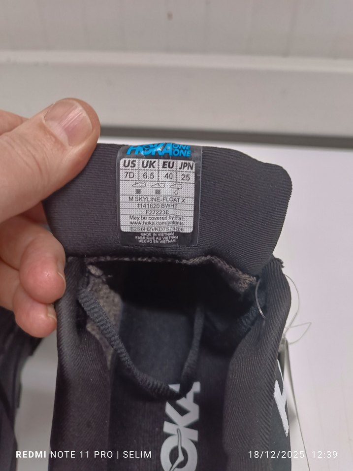 HOKA Siyah Spor Erkek Outdoor Ayakkabı - Görsel 3