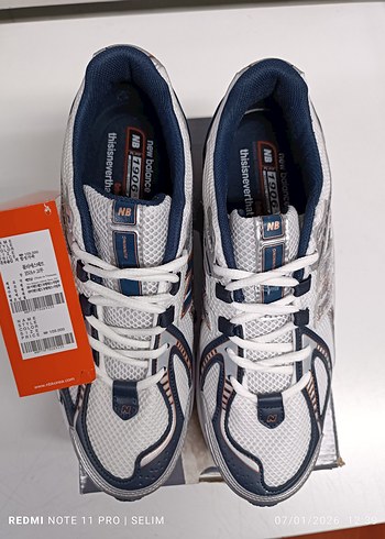 New Balance 1906 Erkek Spor Ayakkabı Beyaz Gri - Görsel 5