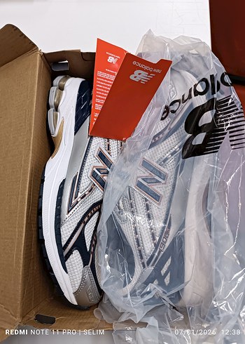 New Balance 1906 Erkek Spor Ayakkabı Beyaz Gri - Görsel 3