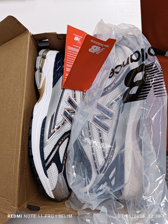 New Balance 1906 Erkek Spor Ayakkabı Beyaz Gri - Görsel 3