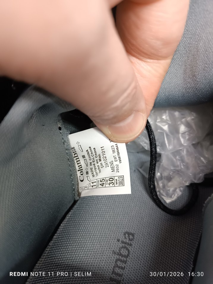 Columbia Gri Outdoor Spor Ayakkabı - Görsel 3