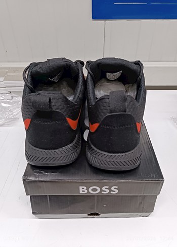 BOSS Siyah Kırmızı Erkek Spor Ayakkabı - Görsel 6