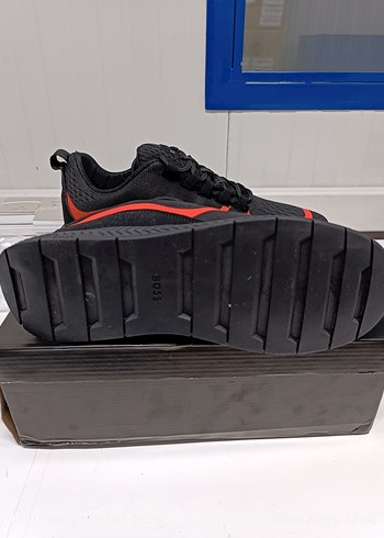 BOSS Siyah Kırmızı Erkek Spor Ayakkabı - Görsel 2