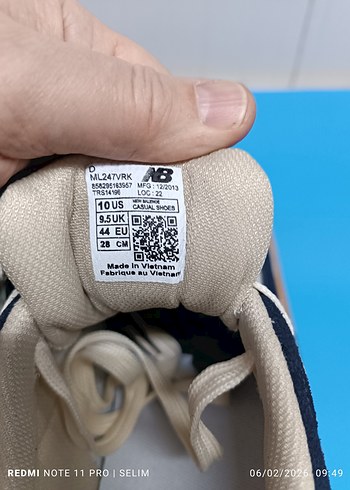 New Balance Erkek Ayakkabı Mavi - Görsel 4