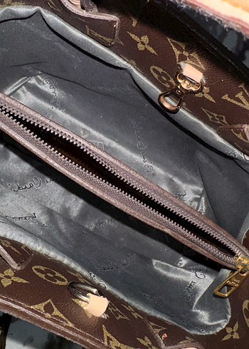 Klasik Paris Bohem Tarzı Kahverengi Deri Çanta - Görsel 3