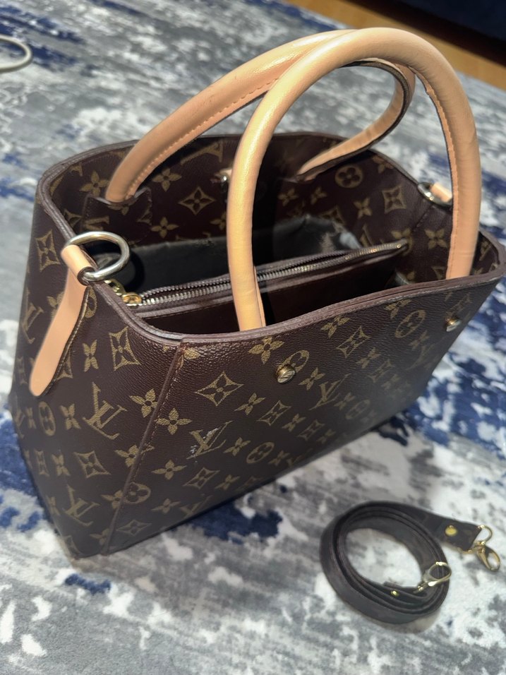 Klasik Paris Bohem Tarzı Kahverengi Deri Çanta - Görsel 2