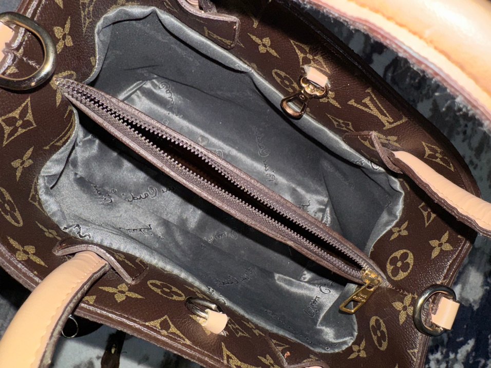 Klasik Paris Bohem Tarzı Kahverengi Deri Çanta - Görsel 3