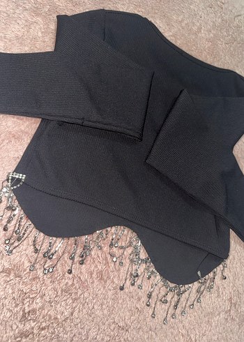 Siyah bluz - Görsel 4