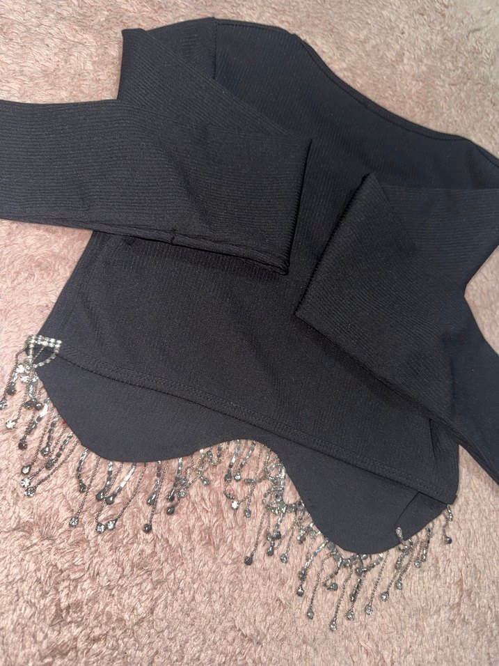 Siyah bluz - Görsel 4