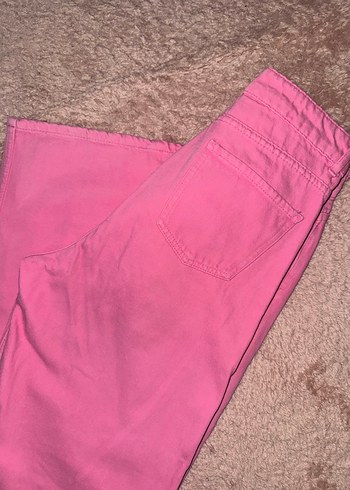 Pembe Rahat Kesim Kadın Jean - Görsel 2