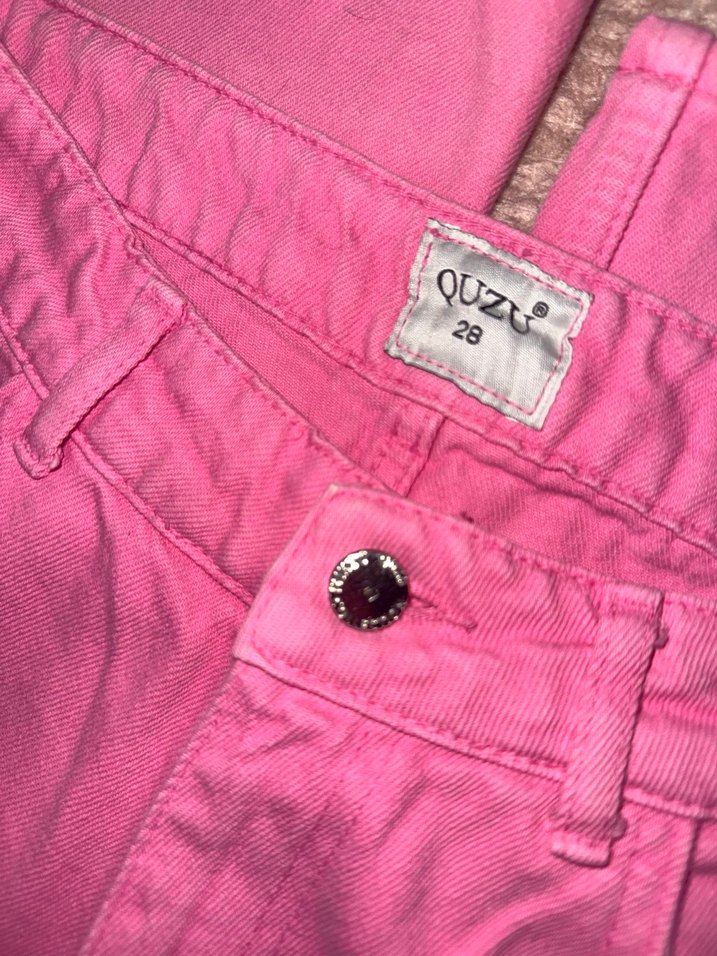 Pembe Rahat Kesim Kadın Jean - Görsel 4