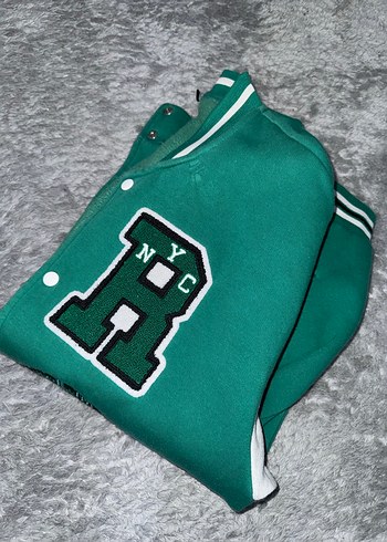 Erkek Yeşil Gri Düğmeli kolej ceketi - Görsel 3