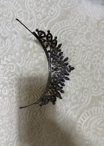 Mavi Parlak Gotik Gelin Taç - Görsel 5