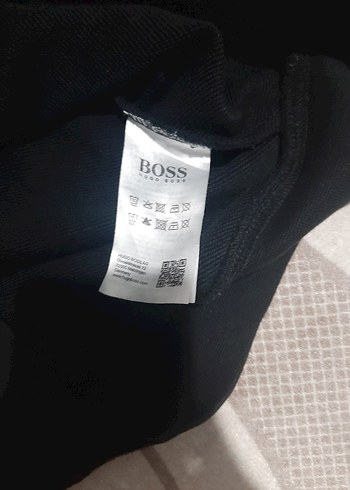 BOSS Baskılı Orjinal Siyah Erkek Sweatshirt - Görsel 4
