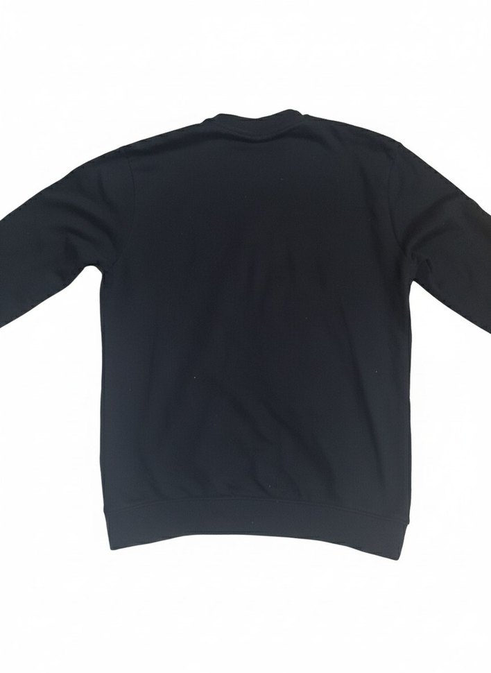 BOSS Baskılı Orjinal Siyah Erkek Sweatshirt - Görsel 2