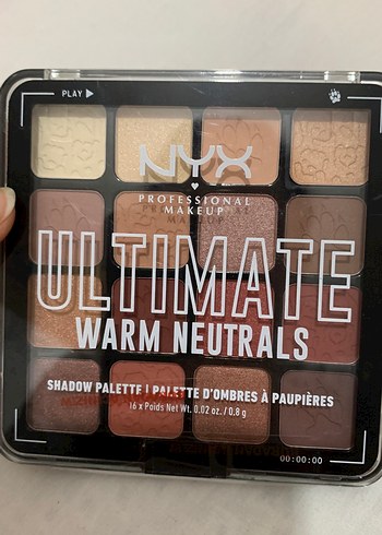 NYX Ultimate Warm Neutrals Far Paleti - Görsel 3