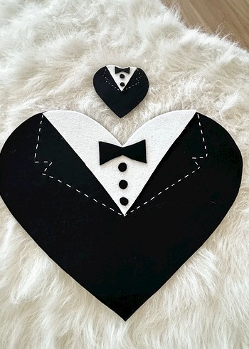 Gelin-Damat Keçe Amerikan Servis - Görsel 3